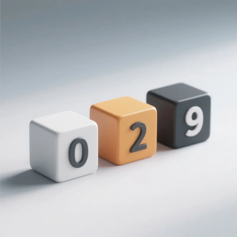 福彩3D数字组合示意